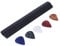 FILFEEL Guitar Pick Holder Clamp Clip, Compatible with All Standard Microphone Stands with 5pcs Random Color Guitar Picks for Stage Performances