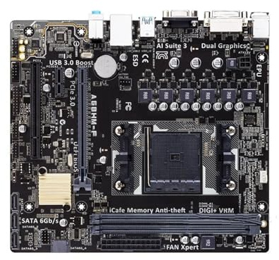 motherboard Fit For ASUS A68HM-F FM2+ DDR3 Motherboard AMD A68H Chipset USB3.0 HDMI VGA DVI Socket + For A4/A6/A8/A10 Athlon CPU Desktop PC