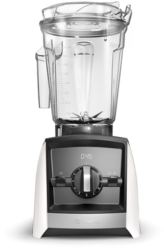 Vitamix A2300 Ascent Series Smart Blender, Professional-Grade, 64 oz. Low-Profile Container, White, Plastic