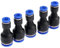 MUXSAM Pneumatische Fittings Push in Fitting Steckverbinder für Luft Wsser Schlauchanschluss 5pcs Durchmesser 10cm，6cm