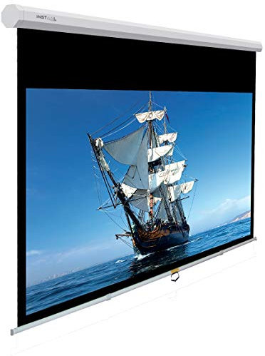 Ecran vidéoprojection INSTAAL MAN SCREEN 240C 16/9 240*135CM BK DROP INSTALL - INSMAN240C3