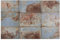 Bilderwelten Magnettafel - Shabby Industrial Metalloptik - Memoboard Quer 2:3 Wandbild Magnettafel Pinnwand Magnetboard Magnetpinnwand Magnetwand Stahl Küche Büro, Größe HxB: 40cm x 60cm