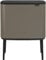 Brabantia Bo Touch Bin Cubo de Basura, Platinum, 36 litros