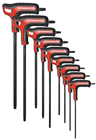 Facom 9-teiliges Torx Inbusschlüssel-Set mit T-Griff