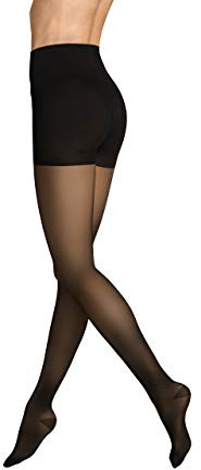 ITEM m6 - TRANSLUCENT Control Top TIGHTS Damen | schwarz | M | L2 | Strumpfhose im 20 DEN Look