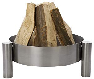 Feuerschale Feuerkorb Terrassenofen Grillfeuer Grillschale Feuerstelle Klöpperboden Garten Terrasse (70cm Edelstahl Feuerschale)