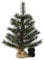 Gartenpirat Künstlicher Weihnachtsbaum 45 cm mit Drahtlichterkette 35 LED warmweiß Christbaum kiefernähnlich mit Frosteffekt beleuchtet batteriebetrieben