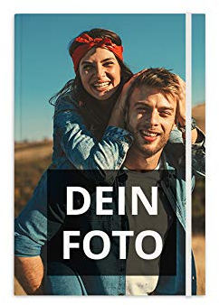 PhotoFancy® – Notizbuch mit Foto selbst gestalten – Tagebuch personalisieren und bedrucken (Format: DIN A5)