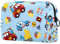 Kulturbeutel Kosmetiktasche Reise Make-up Organizer Waschtasche Tasche mit Reißverschluss Feuerwehrmann Polizei Auto blau für Reisezubehör Essentials