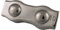 2 Stück DUPLEX Drahtseilklemmen M10 D= 10 mm - Edelstahl A4 - AISI 316 Klemmen Seiklemmen Seilverbinder I BOOTSTEILE BRAUER®
