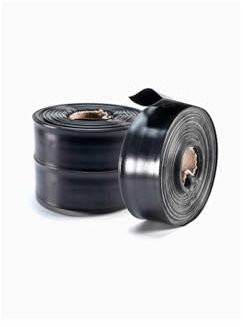 Jardin202 - Manguera Plana PLASTOCANAL | 1500 Galgas | Negra | Precio por Rollos | Rollo 100 M (200 MM)