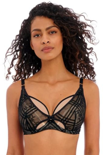 Freya Fatale High Apex Bra Noir Black 36FF