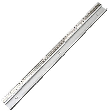 45 Type T Track avec Balance Alliage en Aluminium T-Pistes T-Tracks Slot Traire Traire 300-800mm Table de Bricolage Scie Workbench Outils de Travail sur Bois DaJiKan (Color : Movable 500mm)
