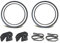 Weißwand Reifen Set 2.25 x 19 K252 inkl. Schläuche & Felgenbänder - Passend für Zündapp M25 M50 Bergsteiger, Hercules, Puch, Kreidler, NSU Quick Mofa Moped