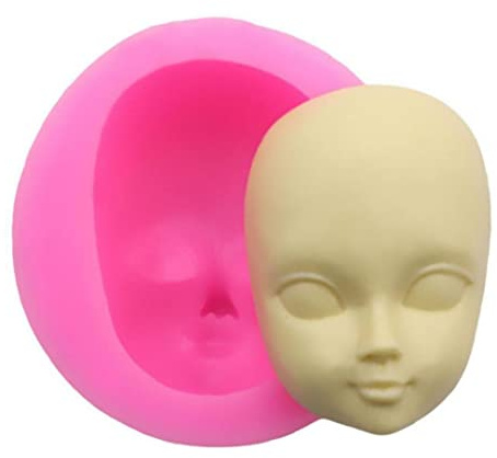 Mädchen Gesicht Backform Silikon Fondant Kuchen Backformen Form Dekorieren Von Werkzeugen