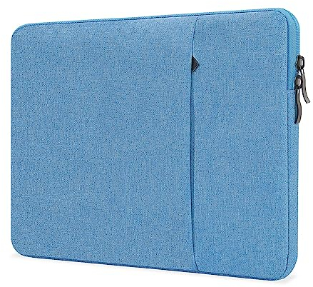 ProElife 15-Zoll Laptop-Schutzhülle für MacBook Air 15.3 Zoll mit M4, M3, M2 (A3241, A3114, A2941), wasserabweisend, Reise-Tragetasche, einfache Hülle, für MacBook Air 15 Zoll M4 M3 M2 (hellblau)