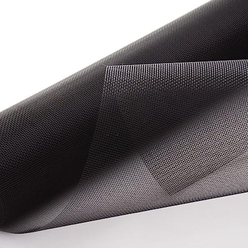 Tende Zanzariera Rete Porta Zanzariera Porta Anti-zanzara Finestra Estiva Zanzariera Può Soggiorno Personalizzato Famiglia-Nero,W 120cm x H 300cm