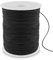 1mm X 100m Black Elastic for Bracelet Making, Elastic Bracelet String Cord, String Stretchy Thread for Bracelets Necklaces Jewelry Making, Beading, Knotting, Binding, Wrapping and Crafts (Black)