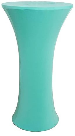 WWYL Stretch Stehtisch Hussen, Stretch Stehtisch Husse für Bistrotisch, Stretch-Husse Hussen für Stehtische und Bistrotische (Blau,60 x 110 cm)