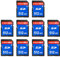 READYXIO INDMEM SD Card 512MB, 10 Packs Class 4 512MB Flash Memory Card MLC Standard Secure Digital Cards Camera Cards