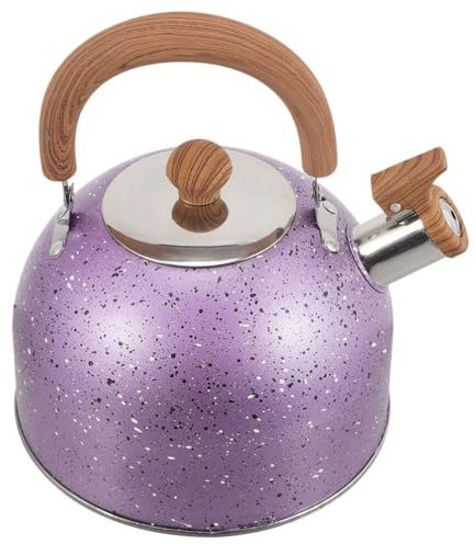 INOOMP Metal Water Pot Kitchen Whistling Kettle Stainless Steel Tea Kettle Fast Boil Ergonomic Handle