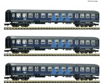 Fleischmann 814713 N 3er Set Personenwagen der NS