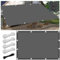 Toldo Vela de Sombra Rectangular 3x6M Impermeable Toldos Exterior Terraza Protección Rayos UV Resistente al Desgarro para Terraza Balcon Patio Exteriores Jardín con Ojales y Cuerdas de Fijación