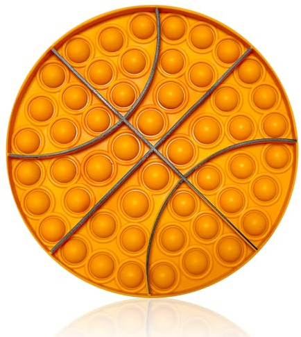 Steemjoey Push IT and POP Bubble, Sensorisches Fidget Spielzeug, Basketball Stressabbau Spielzeug, Erwachsene und Kinder zu Entlasten Angst und Autismus