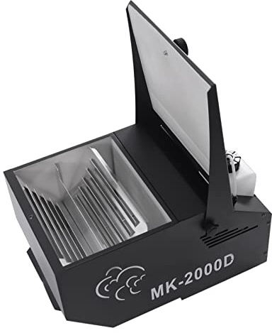 DMX512 Bodennebelmaschine Fogger Bühnenlicht Rauch vertikal Fernbedienung Nebelmaschine Hohes Nebelvolumen für Hochzeit, Party, Theater, Halloween, Weihnachten 1200W