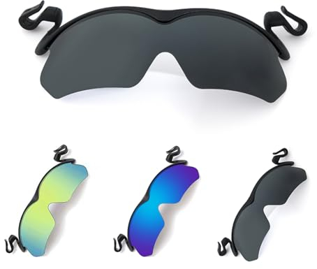 YODAOLI 2024 New Polarized Clip Cap Sunglasses, Cap Clip Sunglasses, Clip on Hat Polarized Sunglasses, Clip on Hat Sunglasses (Gray)