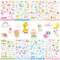 DPKOW Baby Sticker Set 235stk, Babyalbum Sticker Aufkleber Baby Fotoalbum Sticker Gästebuch Babyparty Mädchen Junge Geburt Sticker Scrapbook Bullet Journal Baby Meilenstein Aufkleber Fotoalben