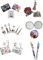 New York NYC Souvenir, 6 Schlüsselanhänger, 3 Metall-Kühlschrankmagnete, Freiheitsstatue, 3 klassische Magnete, 2 NY-Stifte, 2 Kleingeldhalter, Münzgeldbörse, 2 Make-up-Spiegel (Farbe kann variieren),