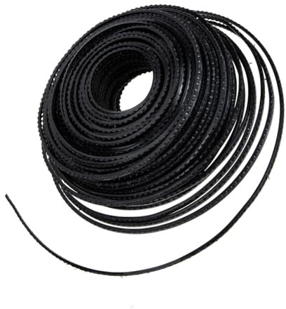 Happyyami 2 Pz di falciatura decespugliatore Trimmer rasaerba Grin Cordino tagliaerba Sostanza vischiosa tagliaerba in Filo di Acciaio Filo di rifinitura Filo del tagliaerba Black