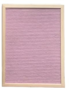 GIYXHU Filzboard Bulletin Board Zahlen-Dekor, Heimbüro, Nachrichtentafeln, 1 Set, Filz-Buchstabentafel, Holzrahmen, wechselbare Symbole, Heimdekoration für Home(Pink)