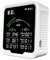 Air Quality Monitor, Monitor de calidad del aire 9 en 1, HCHO/TVOC/CO2/PM2.5/PM10/C6H6, Detector de dióxido de carbono, medidor de temperatura y humedad de 4,8 pulgadas para Interiores, Coches, Oficin