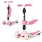 SEJOY Roller Kinder 3 Jahre, Kinderroller mit PU LED Räder, Höhenverstellbar, Faltbar Dreiradscooter, Tretroller mit Abnehmbarer Sitz, Kinderscooter für Kleinkinder Jungen Mädchen, ab 3 Jahre (Rosa)