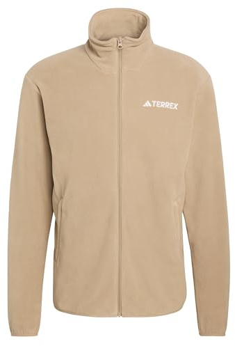 adidas Men's Terrex Multi Essentials Full Zip Fleece Jacket, blanch cargo, 3XL
