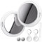 Bnlei Localizzatore Smart Air Tracker Tag Compatibile Apple Dov'è (solo iOS) Batteria di Ricambio Inclusam, Adatto per Chiavi, Portafoglio, Auto, Bici, Cane, Gatto (Bianco, Confezione da 2)