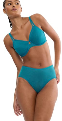 Triumph Damen Signature Sheer Maxi Unterhose, 48, Arizona Blue