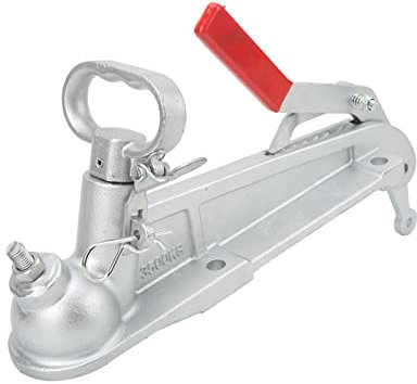 Gearwell Anhängerkupplung, 3500 kg Schleppkupplung mit Griffhalterung für Boote RVS Caravan, schwere Last -Schleppanschlussbaugruppe