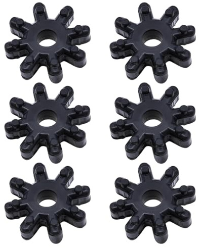 6 Piezas Acoplamientos de Dirección de Plástico Resistente, Acoplador Flexible de la Dirección Columna 56315-2K000FFF, Acopladores de Repuesto para Columna Coche Compatibles con Hyundai y para Kia.