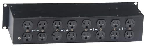 8 Socket 20A Power Distribution Box for Stage Equipment Power Supply
