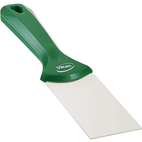 Vikan - Hygiene - Handschaber - Mit Edelstahlklinge - Grün - Schmal