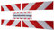 UvV Set 4 Stück 3M-Folien magnetische Kfz-Warnmarkierung Anwendungspaket Plus 45x15 cm Magnet Schild reflektierend (Baustellenfahrzeug)