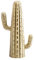 Style nordique Succulent Cactus Présentoir Ornements Figurines Statue Décoration De La Maison Desktop Décoration Salon (Gold-F)