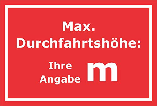 Melis Plaque d'atelier pour Film Hauteur maximale de Passage, Panneau Signalisation