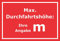 Melis Plaque d'atelier pour Film Hauteur maximale de Passage, Panneau Signalisation