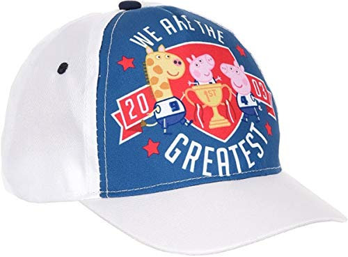 peppa Pig-Cap Pig-Weiß Jungen Gr. 52 cm , weiß