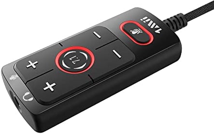 1Mii Carte Son Externe, Adaptateur Audio USB vers 3,5mm Jack, convertisseur de Carte Son USB avec Stéréo, Micro, pour PS4, PS5, PC Laptop, Compatible avec Windows, Mac