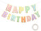 JeoPoom Bandierine Compleanno, Happy Birthday Bandiera Bunting di Buon Compleanno, Decorazioni di Compleanno con Bandiera Triangolare